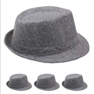 Soft Gray Fedora Hat